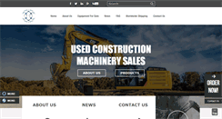 Desktop Screenshot of cyq-usedexcavator.com